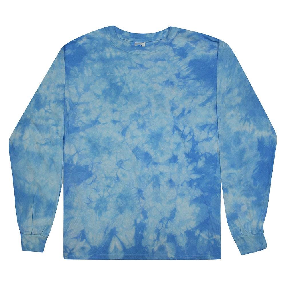 Crystal Wash Long Sleeve T-Shirt,  S,  M, L, XL, 2X, 3X  Cotton, Unisex, Plain Colors