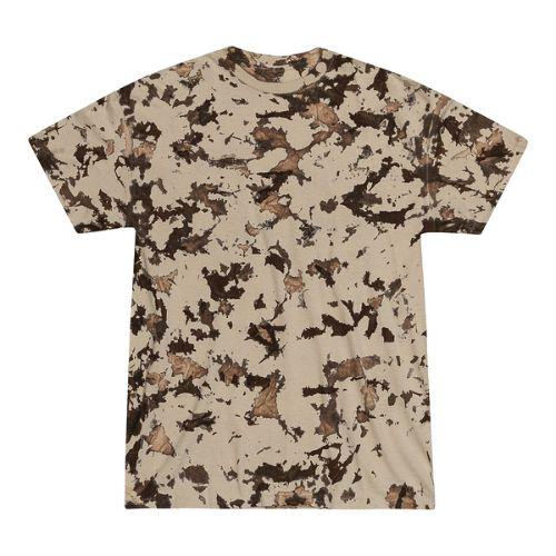 Handmade Camo Tie Dye T-Shirt, Unisex Cotton Tee