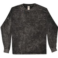Mineral Wash Long Sleeve T-Shirt,  S,  M, L, XL, 2X, 3X  Cotton, Unisex, Plain Colors