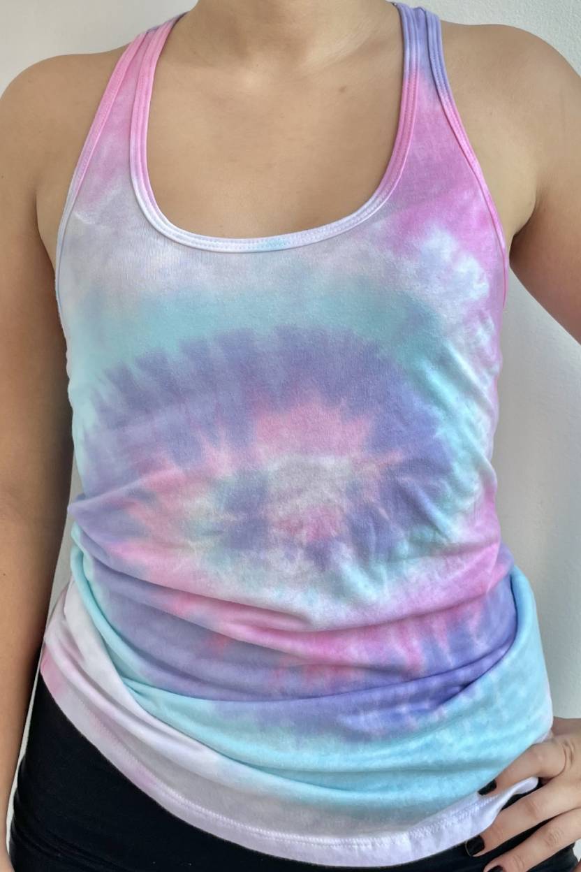 Colortone Tie-Dye Racerback Tanks