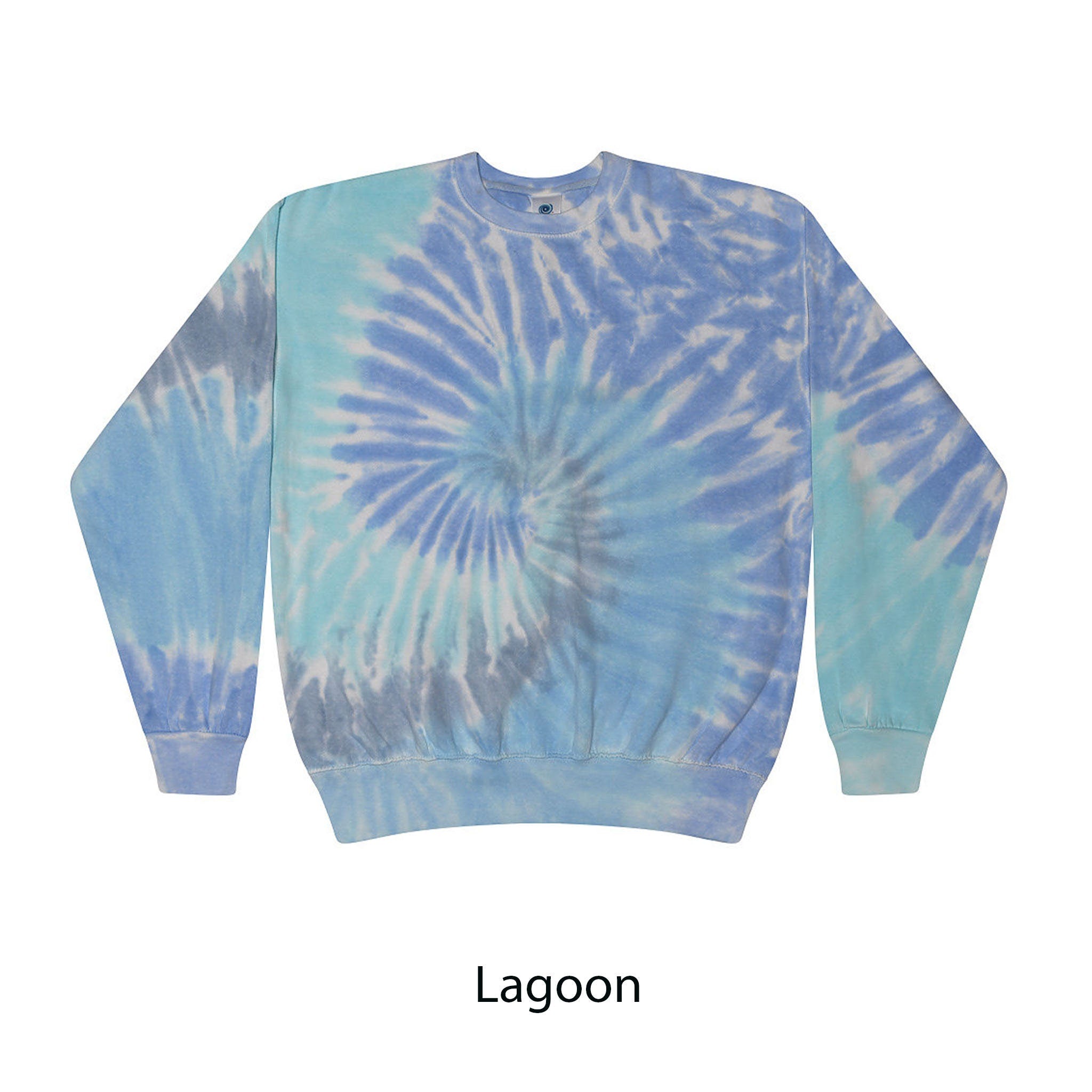 Tie Dye Crewneck, Sweatshirt,   S,  M, L, XL, 2X, 3X  Cotton, Unisex, Multiple Colors
