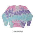 Tie Dye Crewneck, Sweatshirt,   S,  M, L, XL, 2X, 3X  Cotton, Unisex, Multiple Colors