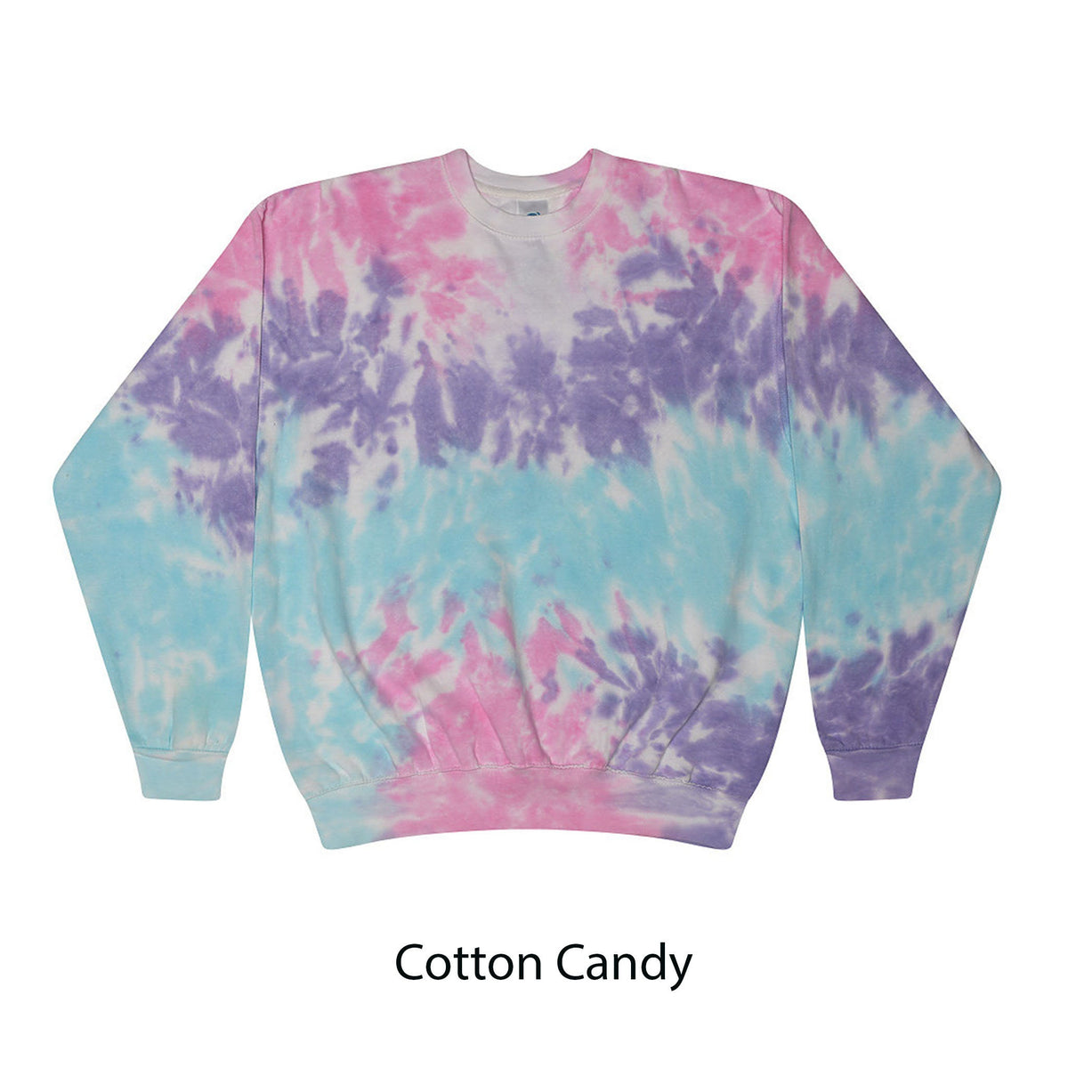 Tie Dye Crewneck, Sweatshirt,   S,  M, L, XL, 2X, 3X  Cotton, Unisex, Multiple Colors