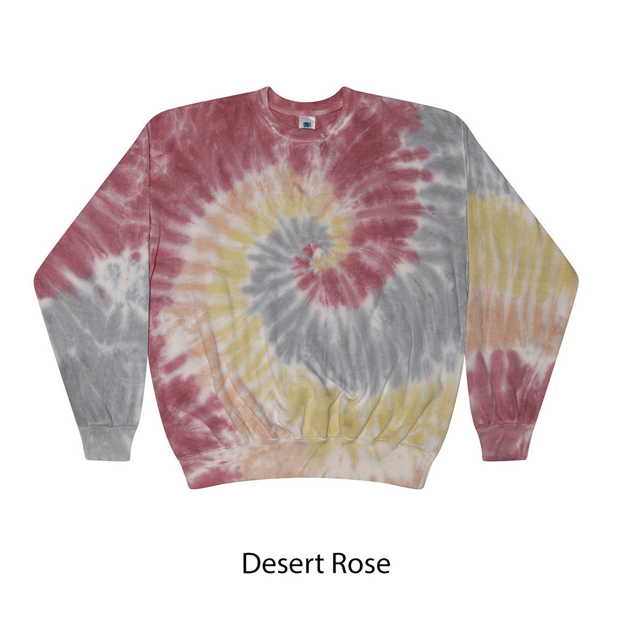 Tie Dye Crewneck, Sweatshirt,   S,  M, L, XL, 2X, 3X  Cotton, Unisex, Multiple Colors