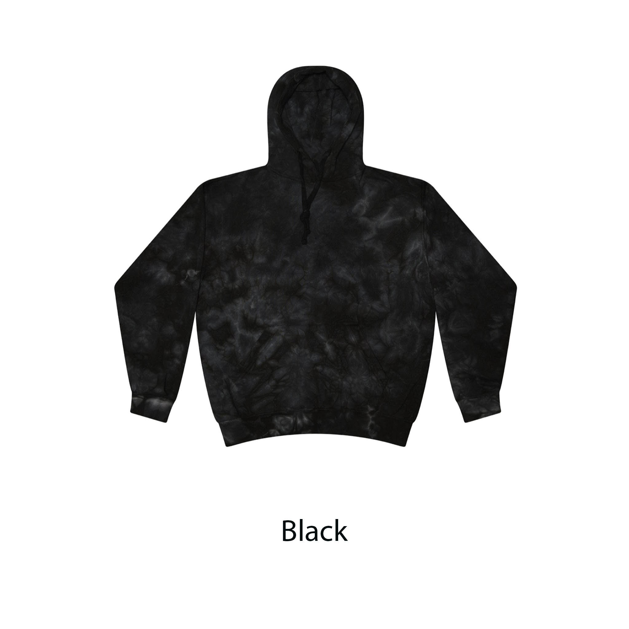 Tie Dye Crystal Hoodie, Pullover,  S,  M, L, XL, 2X, 3X Cotton, Unisex