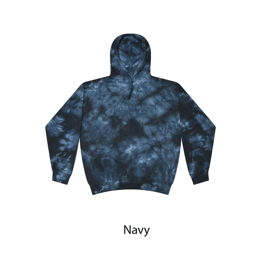 Tie Dye Crystal Hoodie, Pullover,  S,  M, L, XL, 2X, 3X Cotton, Unisex