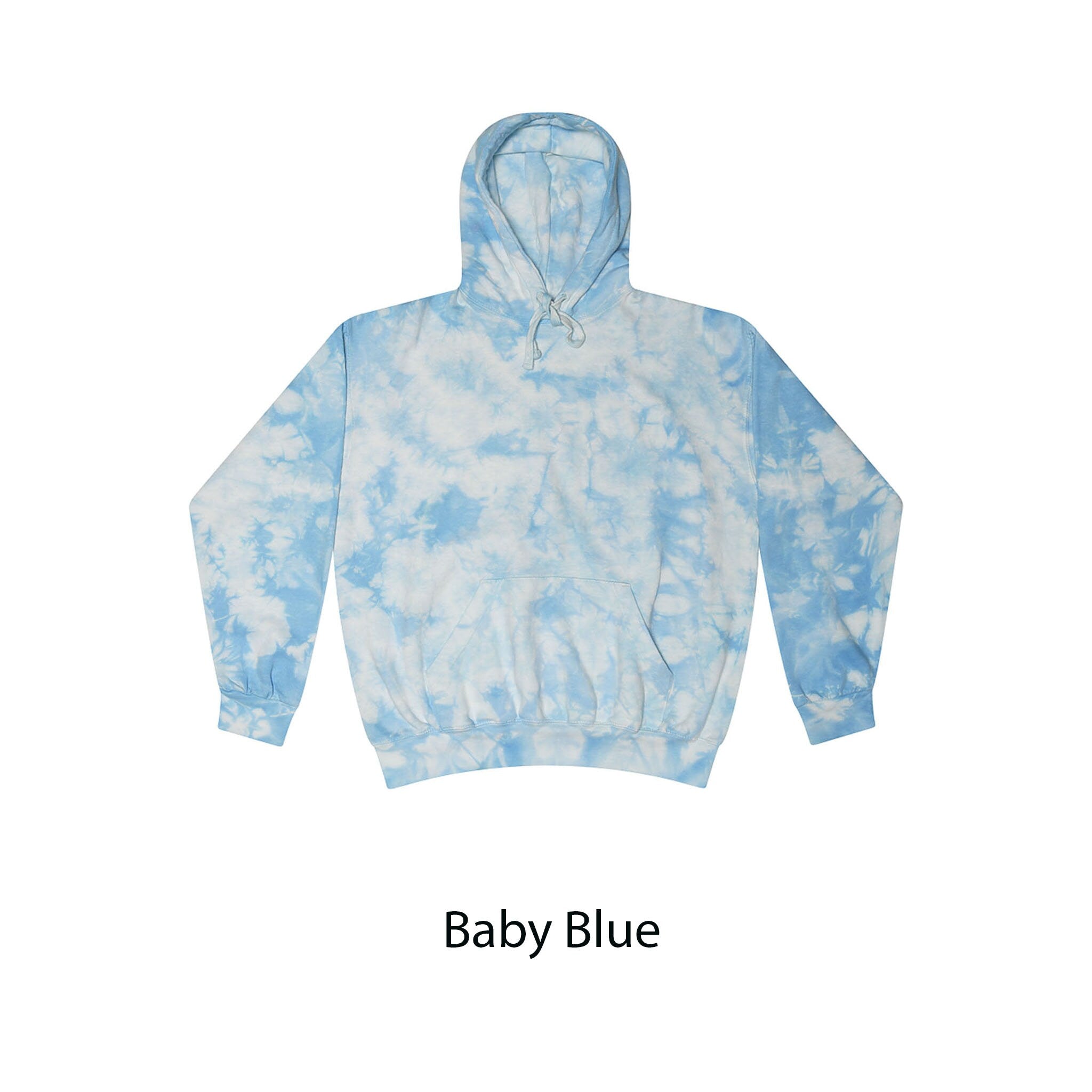 Tie Dye Crystal Hoodie, Pullover,  S,  M, L, XL, 2X, 3X Cotton, Unisex