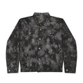 Tie Dye Denim Jacket/Unisex/Handmade/Chest pockets with button flap closure