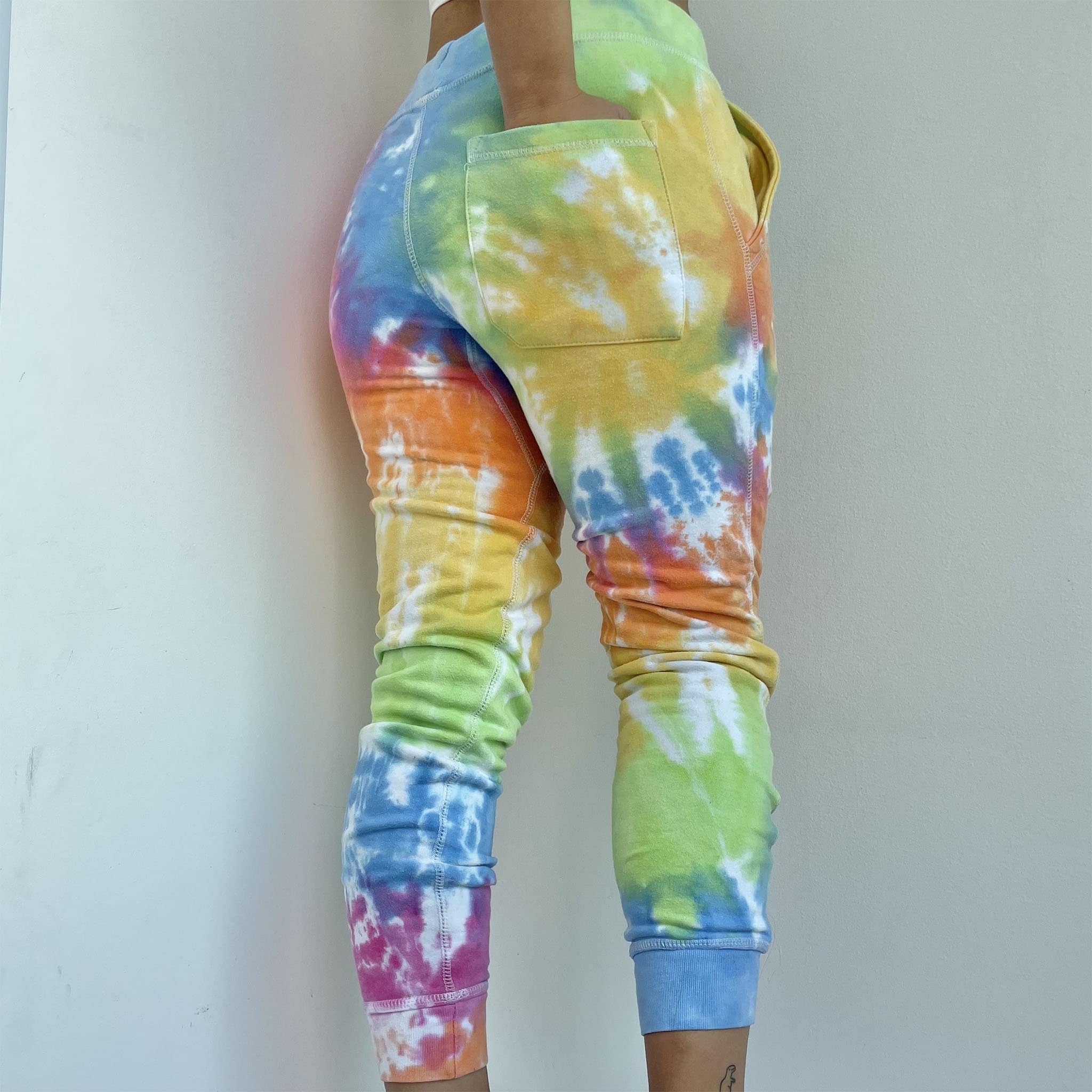 Tie Dye Joggers, Sweatpants,  S,  M,  L, XL, 2XL  Cotton, Unisex, Multiple Colors
