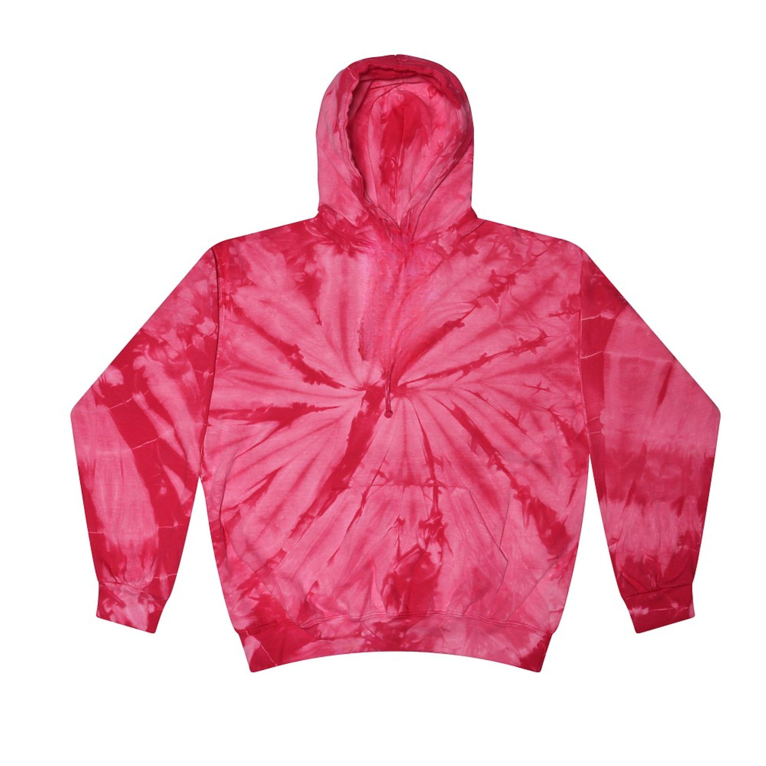 Tie Dye Spider Hoodie, Pullover, Plain Colors, S,  M, L, XL, 2X, 3X Cotton, Fleece, Unisex