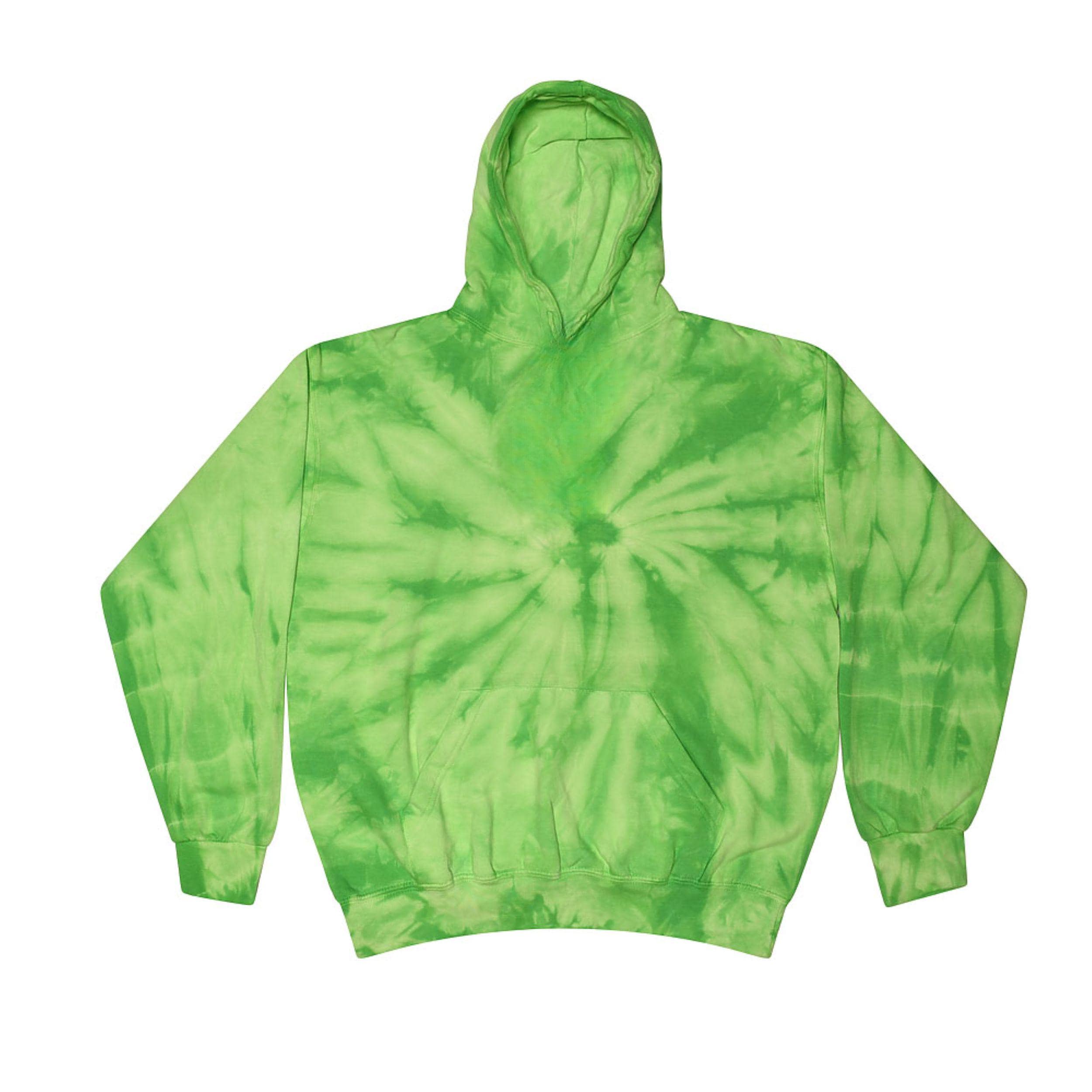 Tie Dye Spider Hoodie, Pullover, Plain Colors, S,  M, L, XL, 2X, 3X Cotton, Fleece, Unisex