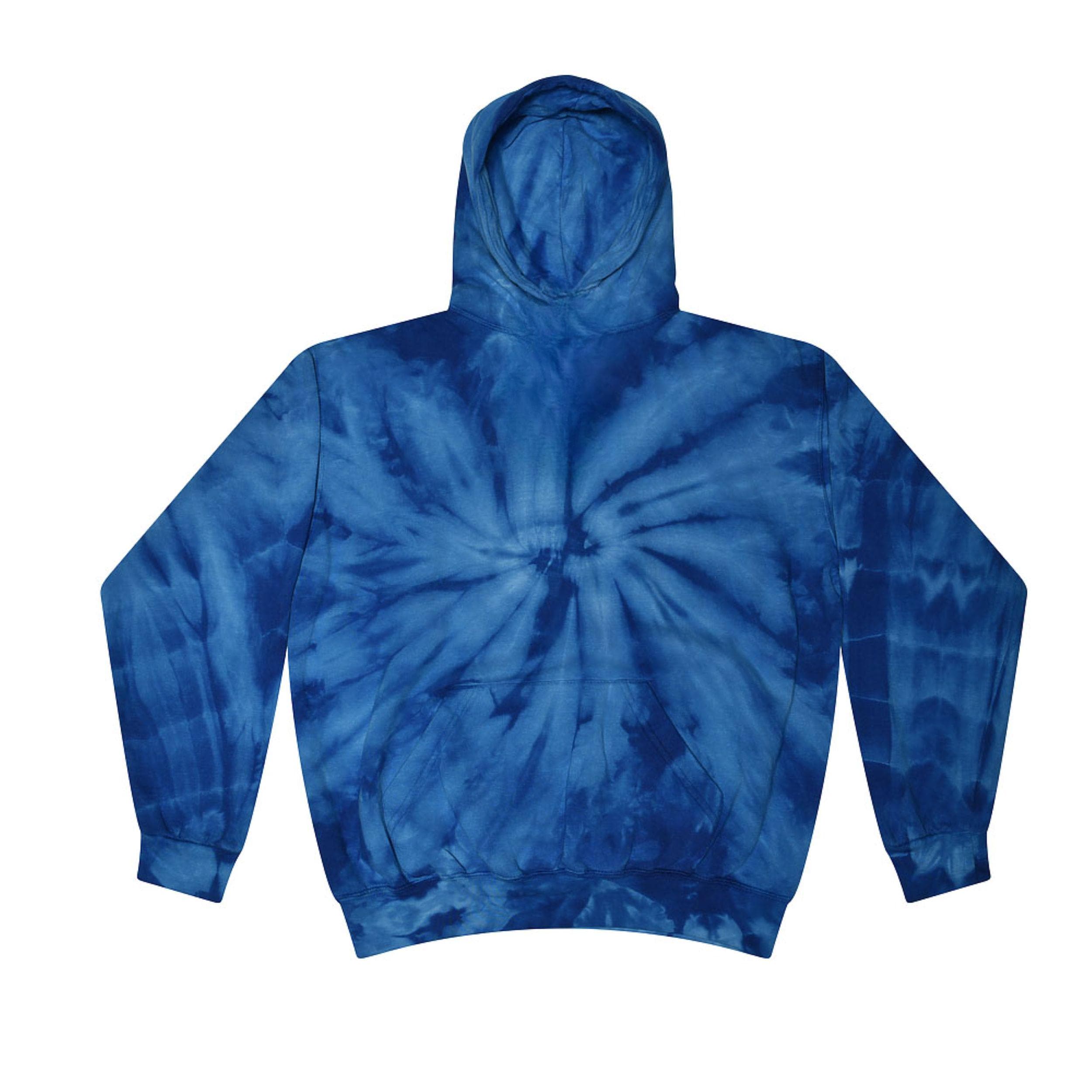 Tie Dye Spider Hoodie, Pullover, Plain Colors, S,  M, L, XL, 2X, 3X Cotton, Fleece, Unisex