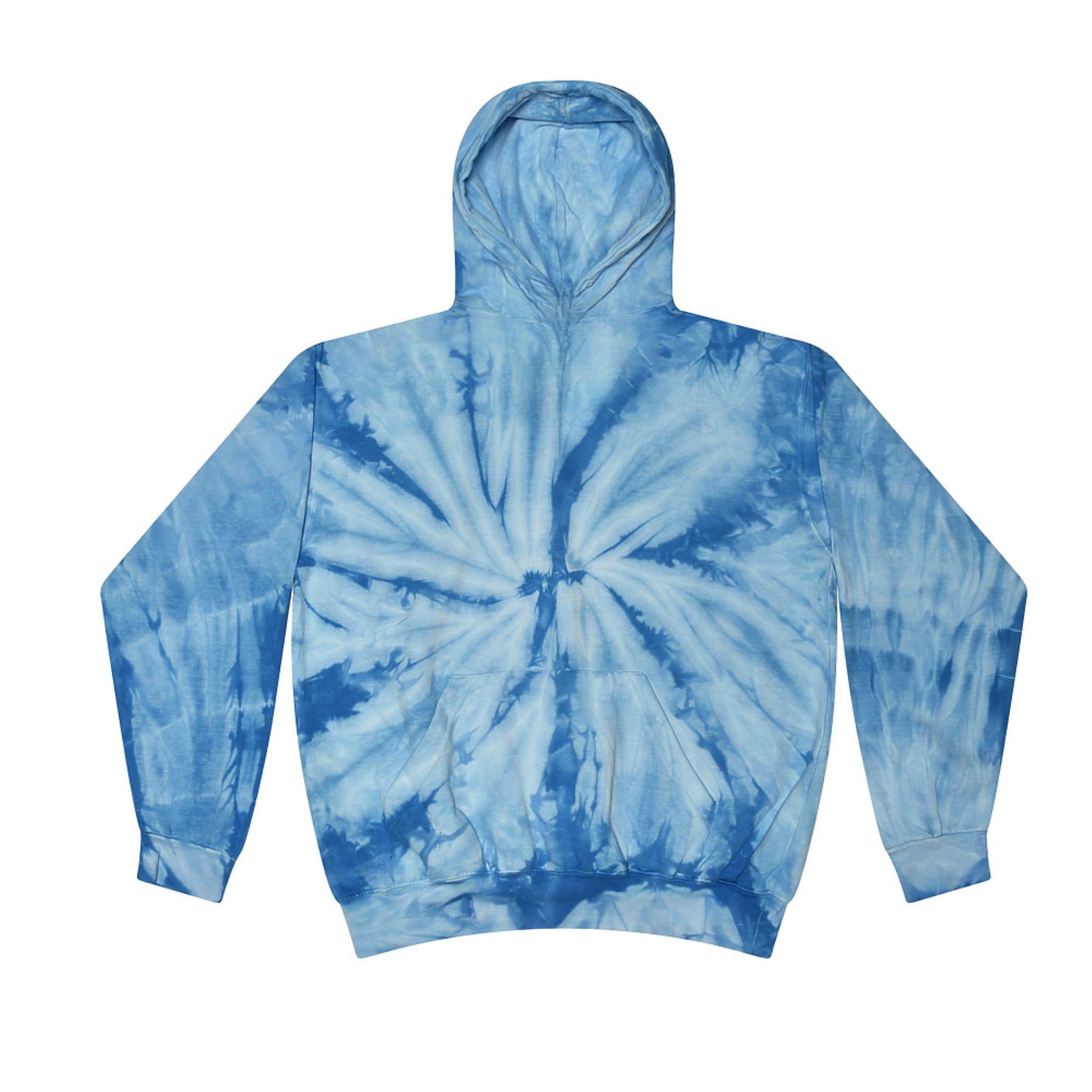 Tie Dye Spider Hoodie, Pullover, Plain Colors, S,  M, L, XL, 2X, 3X Cotton, Fleece, Unisex