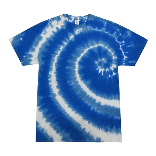 Tie Dye T-Shirt Unisex, Adult & Kids Sizes, Color Blue