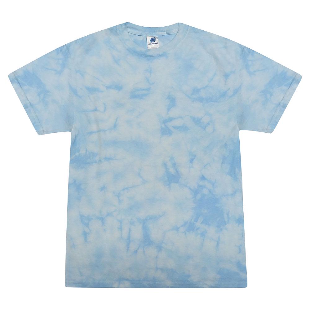 Tie Dye T-Shirt Unisex, Adult & Kids Sizes, Color Blue