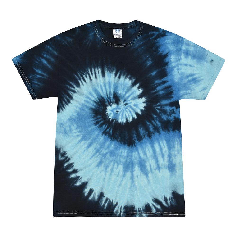 Tie Dye T-Shirt Unisex, Adult & Kids Sizes, Color Blue