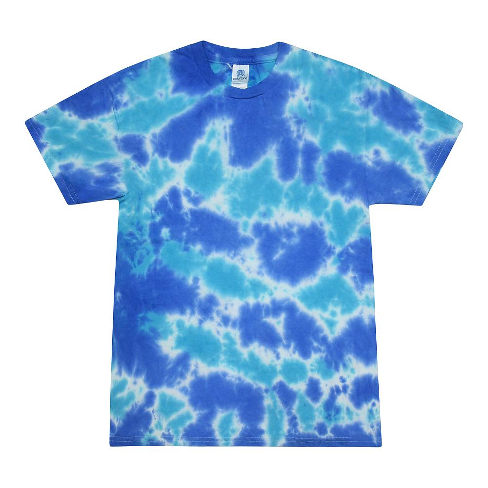 Tie Dye T-Shirt Unisex, Adult & Kids Sizes, Color Blue