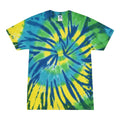 Tie Dye T-Shirt Unisex, Adult & Kids Sizes, Color Green