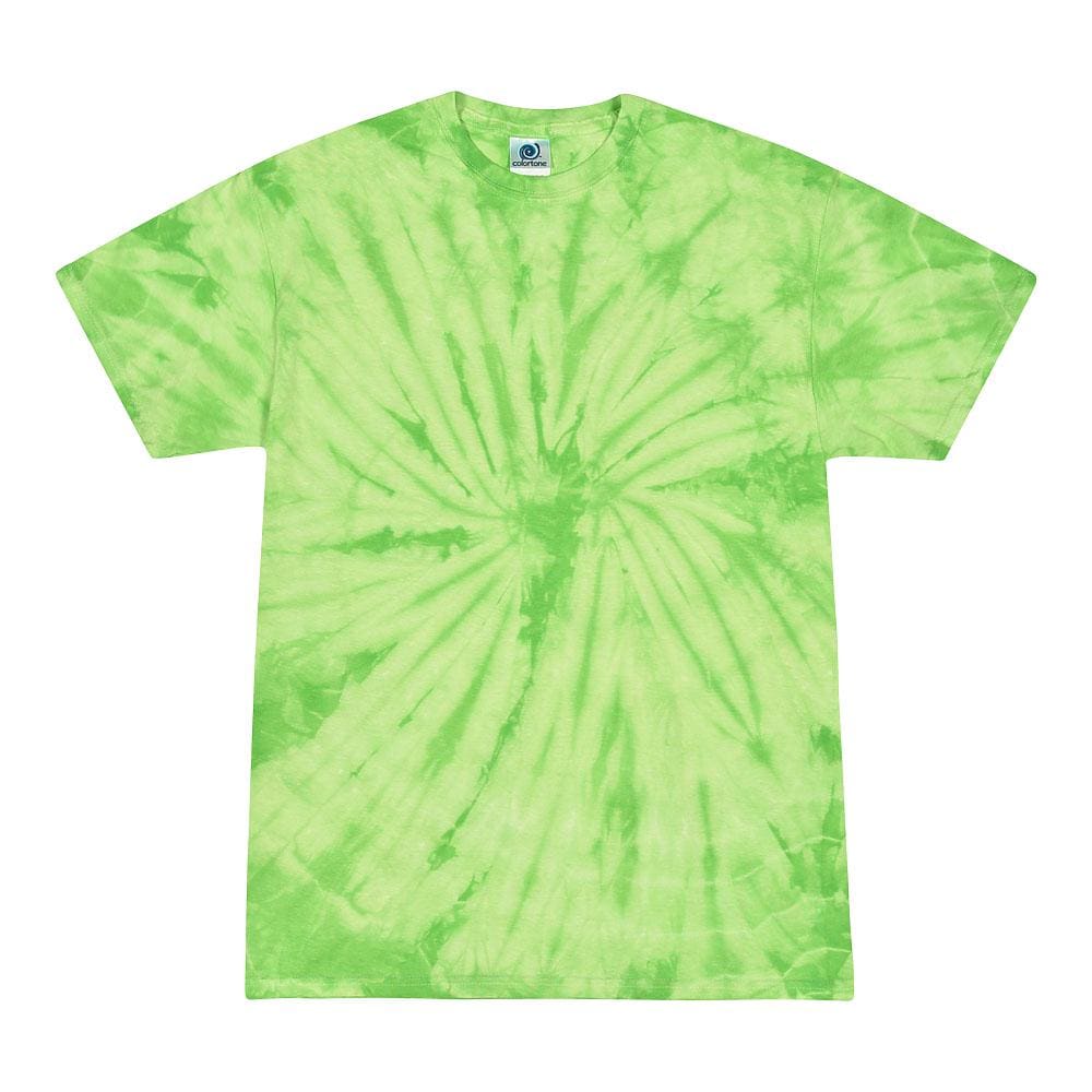 Tie Dye T-Shirt Unisex, Adult & Kids Sizes, Color Green
