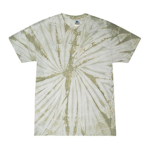 Tie Dye T-Shirt Unisex, Adult & Kids Sizes, Color Green