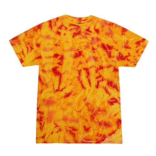 Tie Dye T-Shirt Unisex, Adult & Kids Sizes, Color Orange