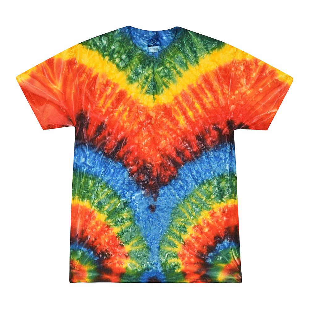 Tie Dye T-Shirt Unisex, Adult & Kids Sizes, Color Orange