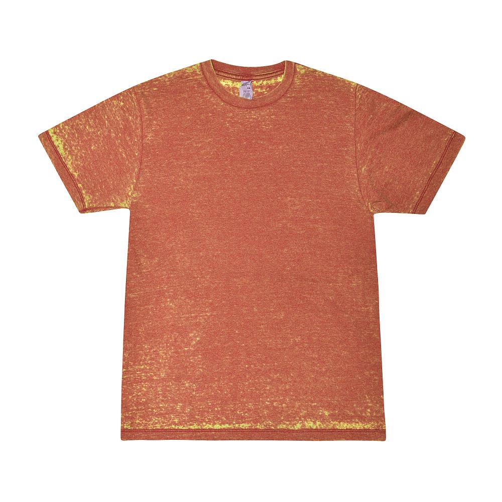 Tie Dye T-Shirt Unisex, Adult & Kids Sizes, Color Orange