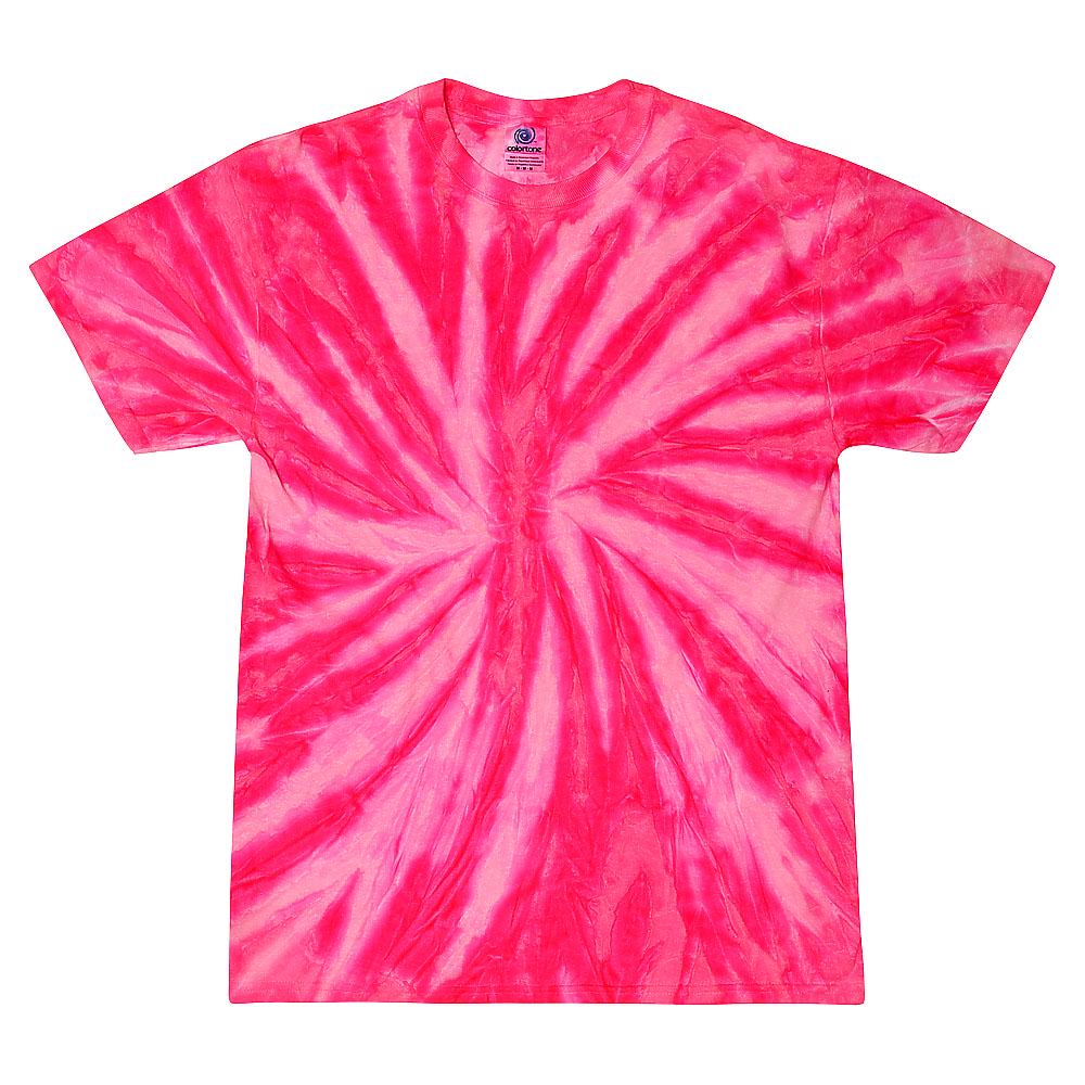 Tie Dye T-Shirt Unisex, Adult & Kids Sizes, Color Pink