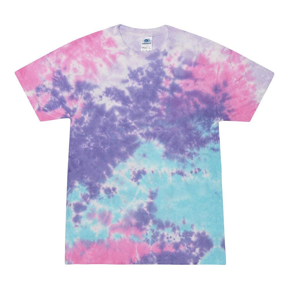 Tie Dye T-Shirt Unisex, Adult & Kids Sizes, Color Pink
