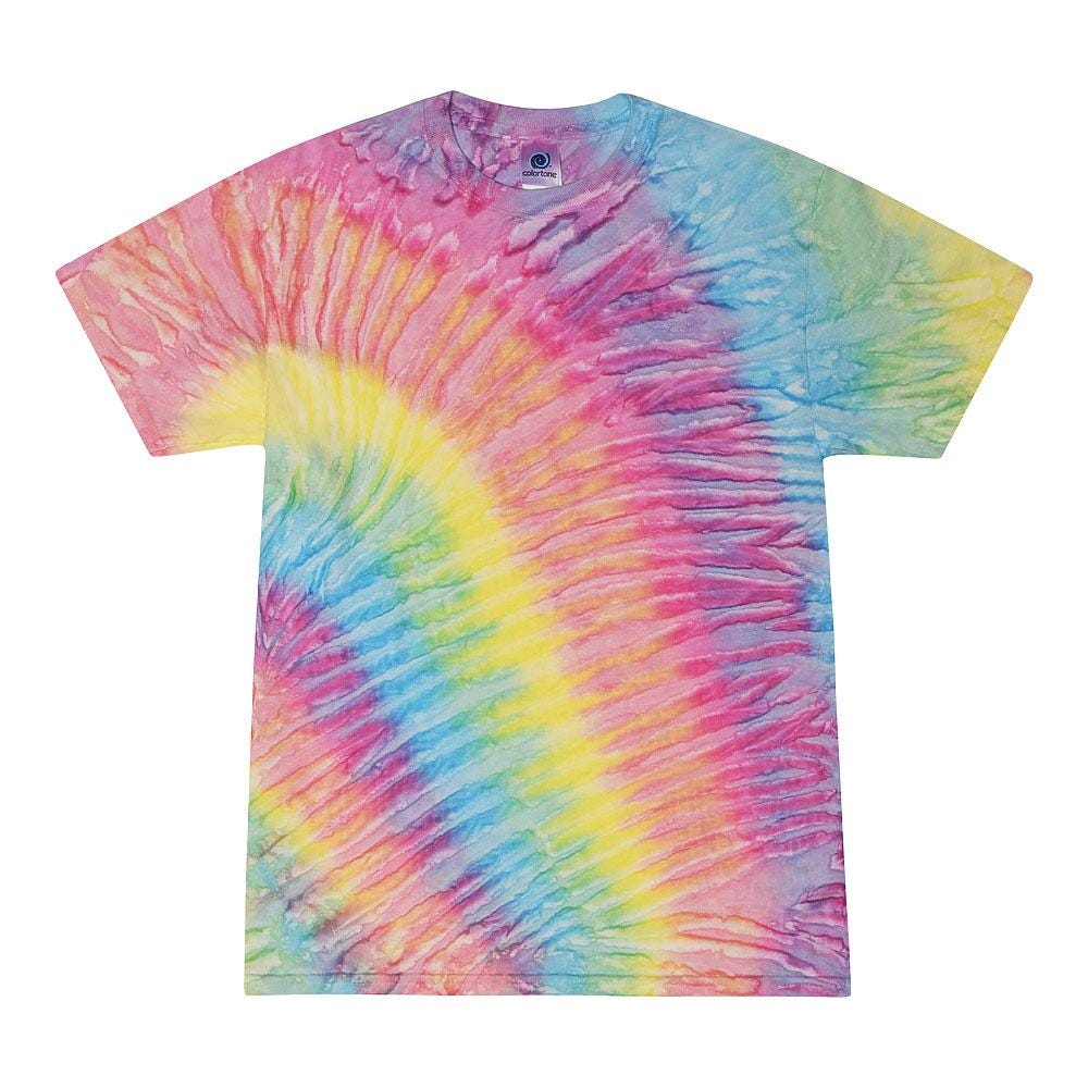 Tie Dye T-Shirt Unisex, Adult & Kids Sizes, Color Pink