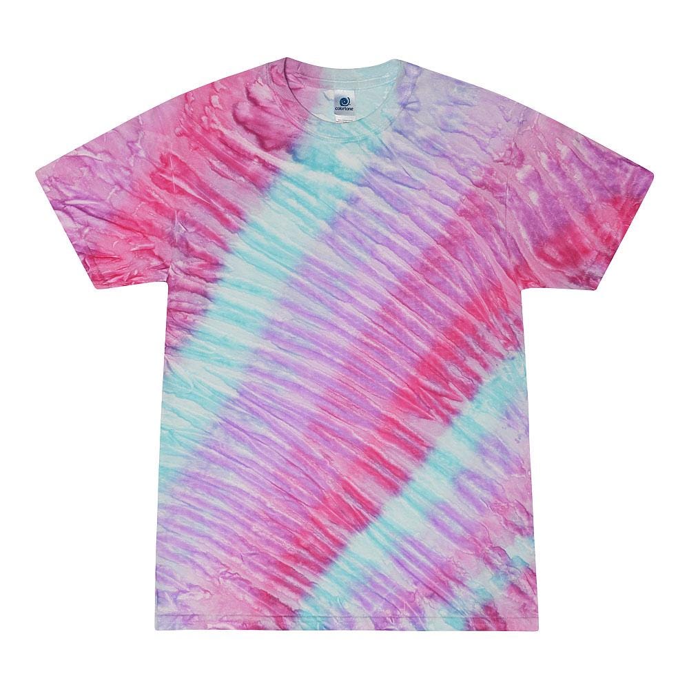 Tie Dye T-Shirt Unisex, Adult & Kids Sizes, Color Pink