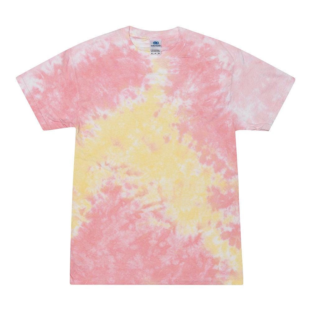 Tie Dye T-Shirt Unisex, Adult & Kids Sizes, Color Pink