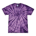 Tie Dye T-Shirt Unisex, Adult & Kids Sizes, Color Purple