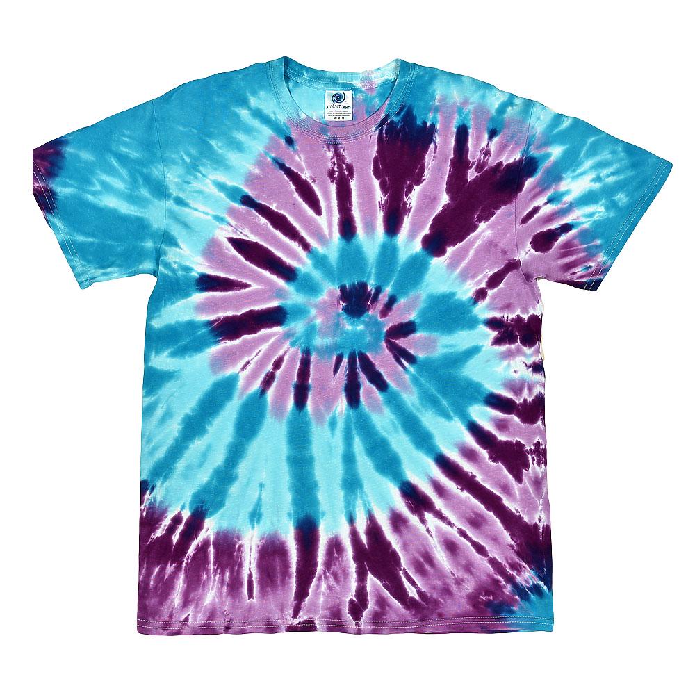 Tie Dye T-Shirt Unisex, Adult & Kids Sizes, Color Purple