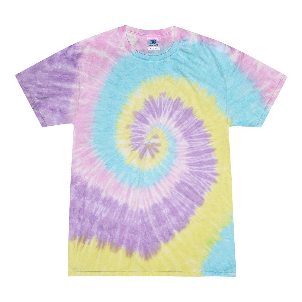 Tie Dye T-Shirt Unisex, Adult & Kids Sizes, Color Purple