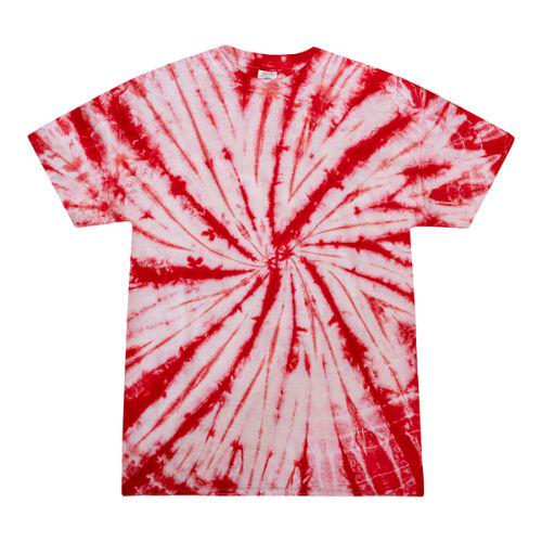 Tie Dye T-Shirt Unisex, Adult & Kids Sizes, Color Red