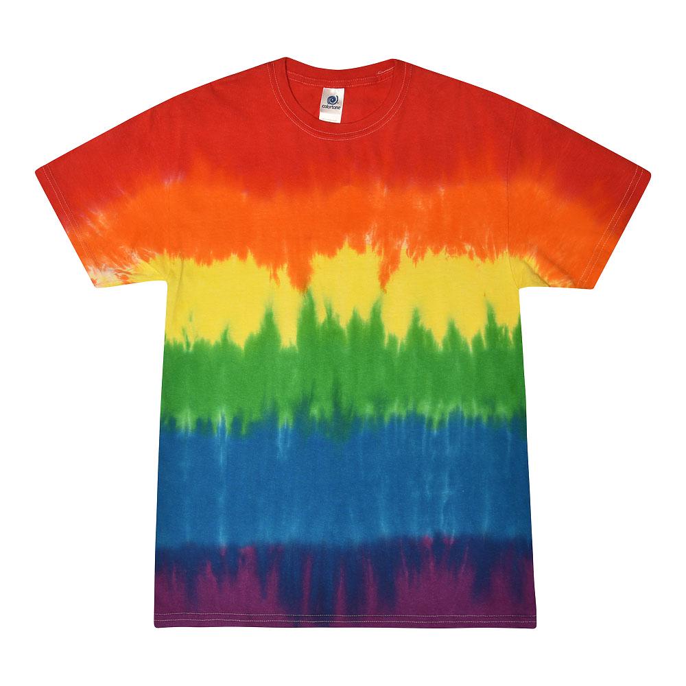 Tie Dye T-Shirt Unisex, Adult & Kids Sizes, Color Red