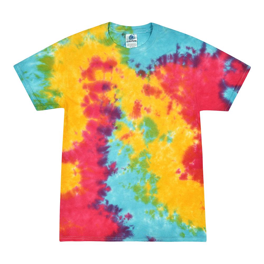 Tie Dye T-Shirt Unisex, Adult & Kids Sizes, Color Red