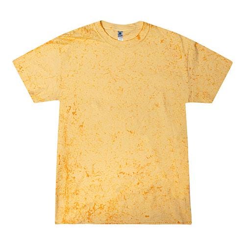 Tie Dye T-Shirt Unisex, Adult & Kids Sizes, Color Yellow