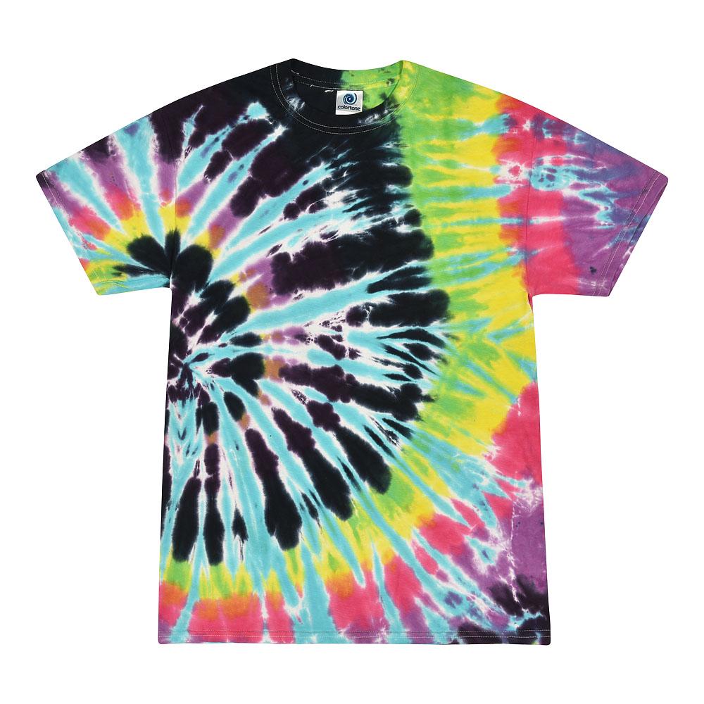 Tie Dye T-Shirt Unisex, Adult & Kids Sizes, Multiple Colors, Cotton