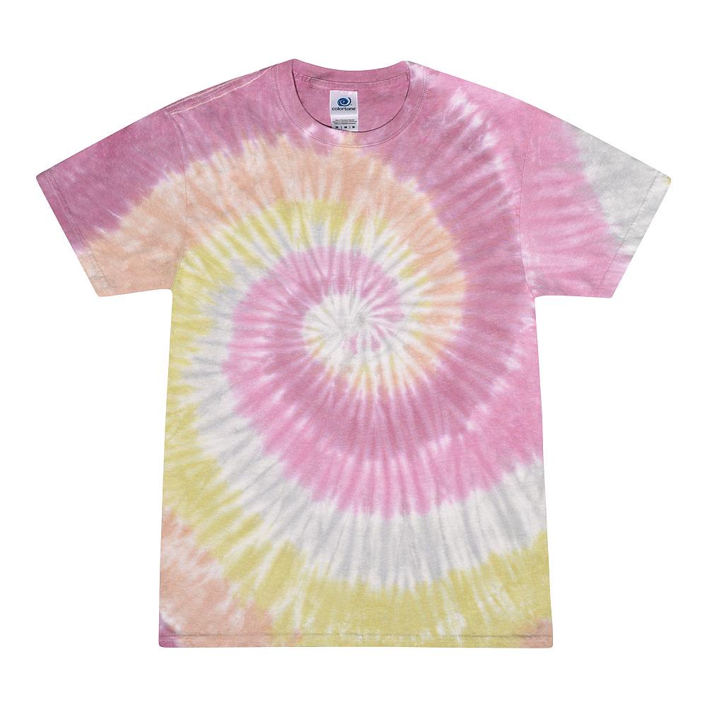 Tie Dye T-Shirt Unisex, Adult & Kids Sizes, Pastel Colors, Cotton