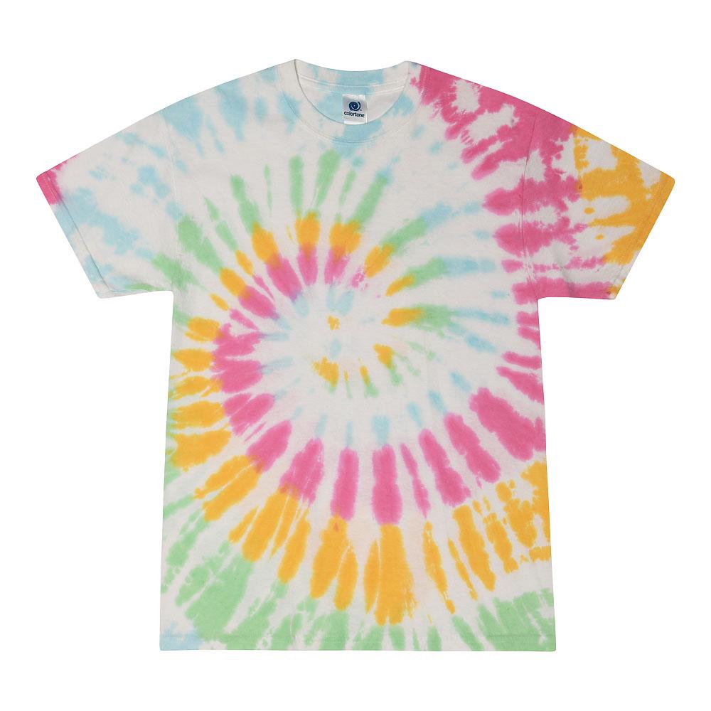 Tie Dye T-Shirt Unisex, Adult & Kids Sizes, Pastel Colors, Cotton