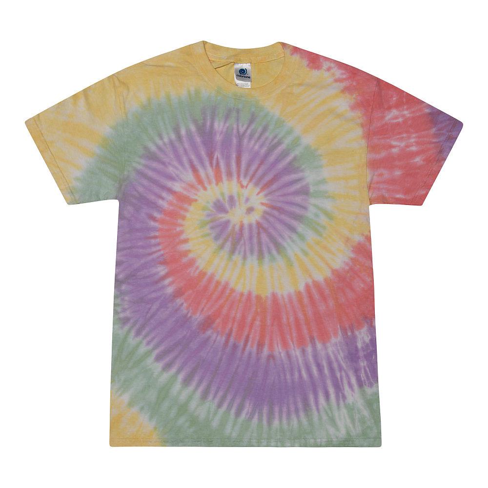 Tie Dye T-Shirt Unisex, Adult & Kids Sizes, Rainbow Style, Multiple Colors