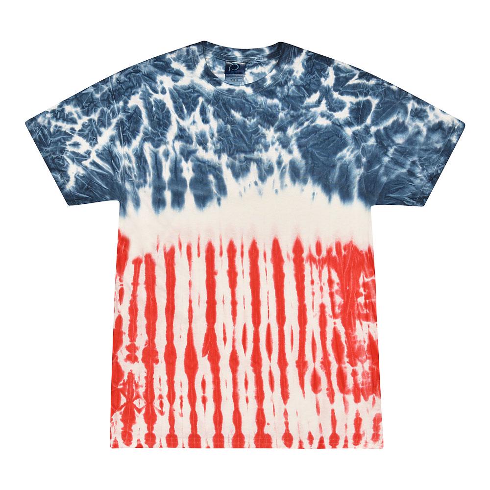 Tie Dye T-Shirt Unisex, Patriotic Models, US Flag, Adult & Kids Sizes, Cotton