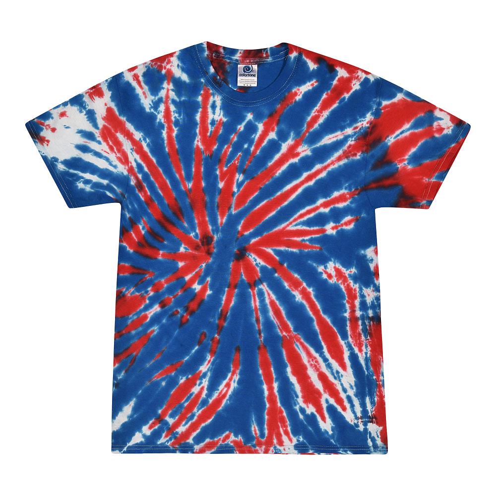 Tie Dye T-Shirt Unisex, Patriotic Models, US Flag, Adult & Kids Sizes, Cotton