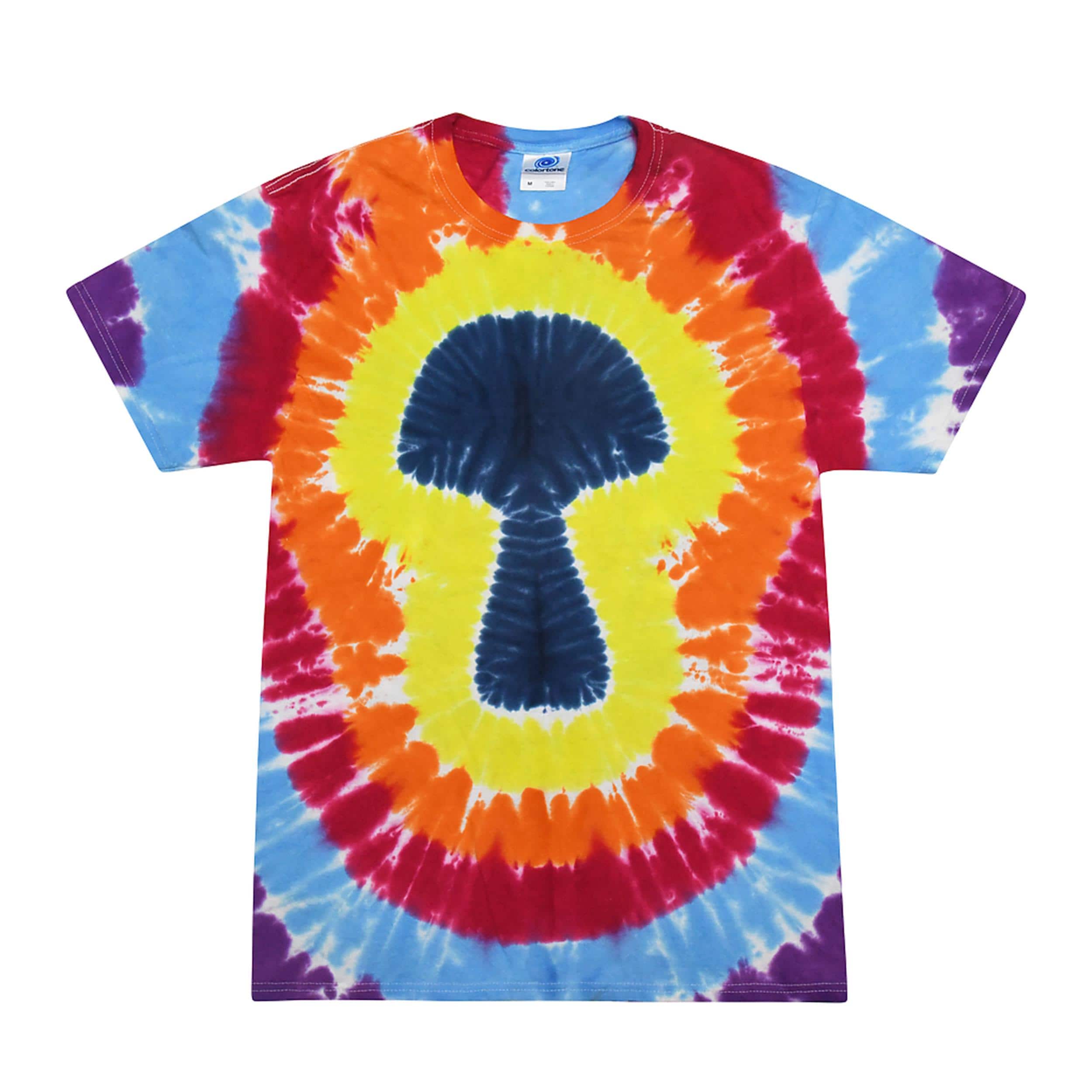 Tie-Dye Tee, Shapes,  T-Shirt Unisex, Adult and Kids Sizes, Pink Ribbon, Heart, Awareness