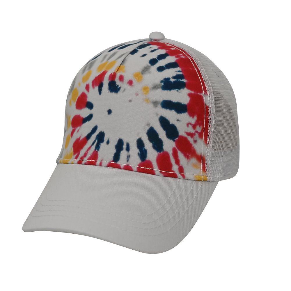 Tie Dye Unisex Trucker Hats, One Size, Multicolor