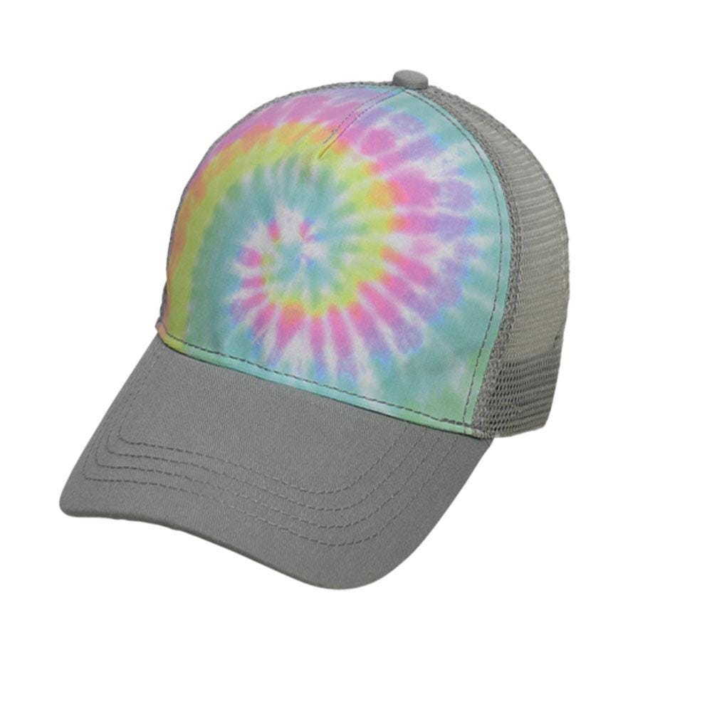 Tie Dye Unisex Trucker Hats, One Size, Multicolor