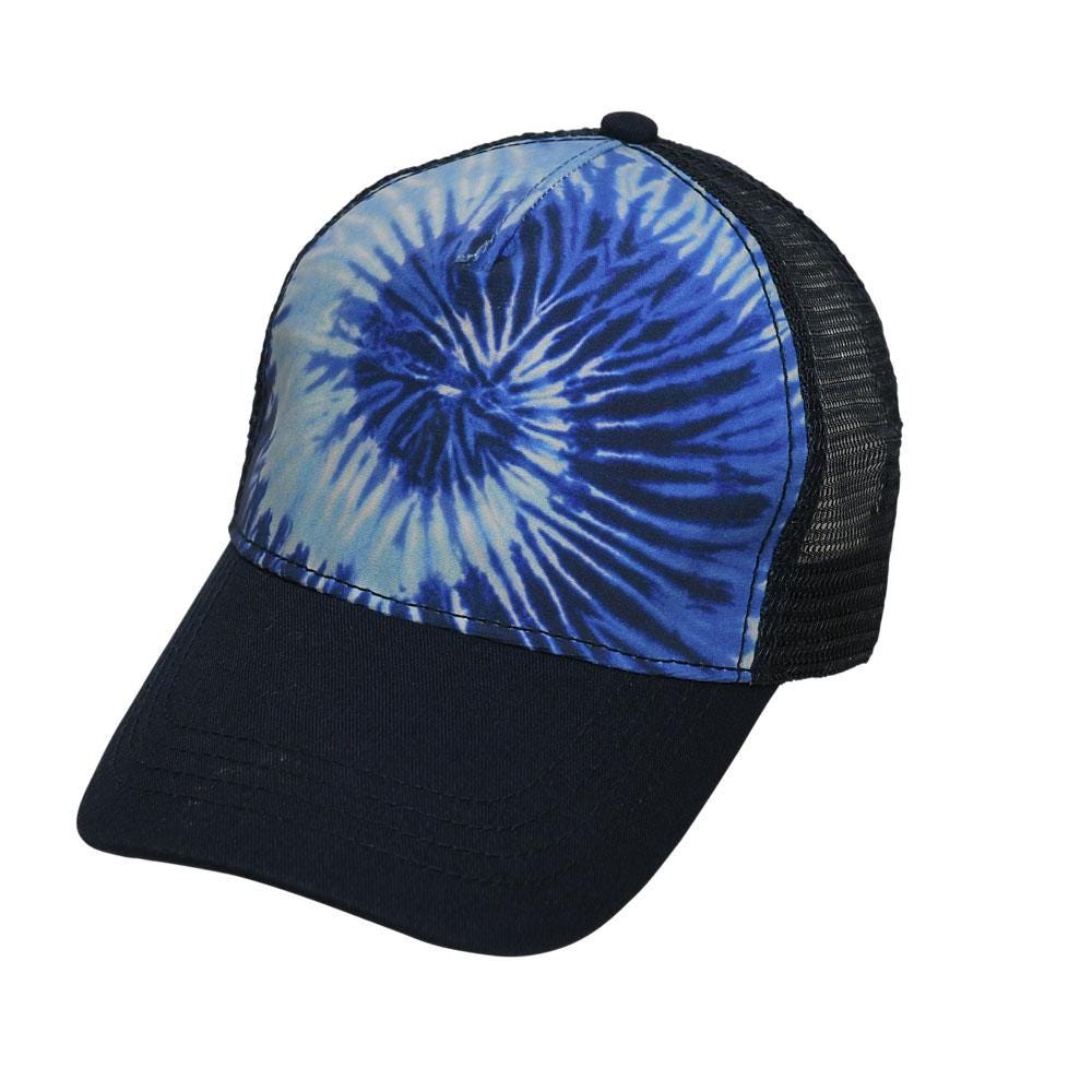 Tie Dye Unisex Trucker Hats, One Size, Multicolor