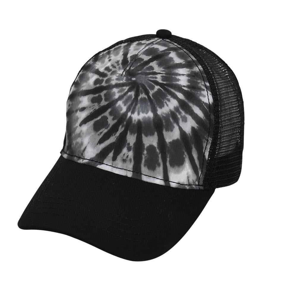 Tie Dye Unisex Trucker Hats, One Size, Multicolor
